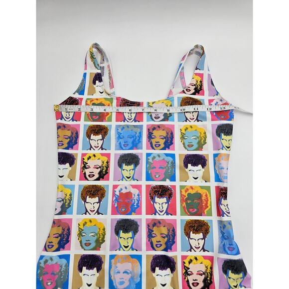 Blackmilk Women's Size M Marilyn Monroe And James Lillis Pop Art Swimsuit - Picture 3 of 8